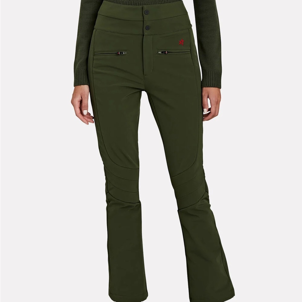Perfect Moment Aurora High Waist Flare Pant
S, Dark Green

Womens ski pants, NWT